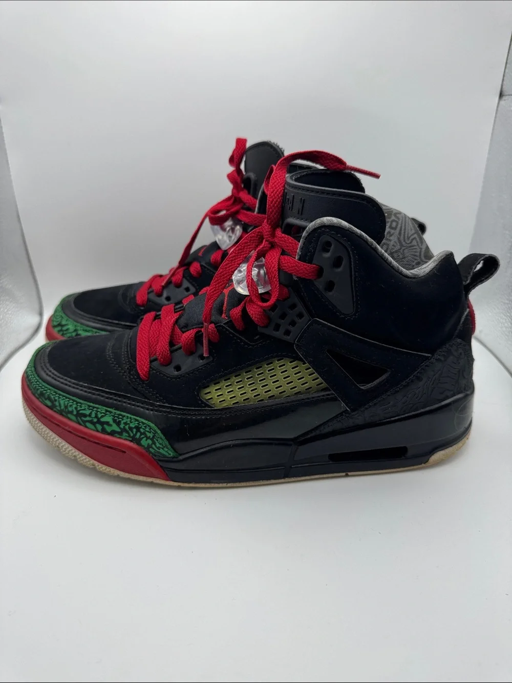 NIKE JORDAN SPIZIKE BLACK VARSITY RED MENS SIZE 9 315371-026